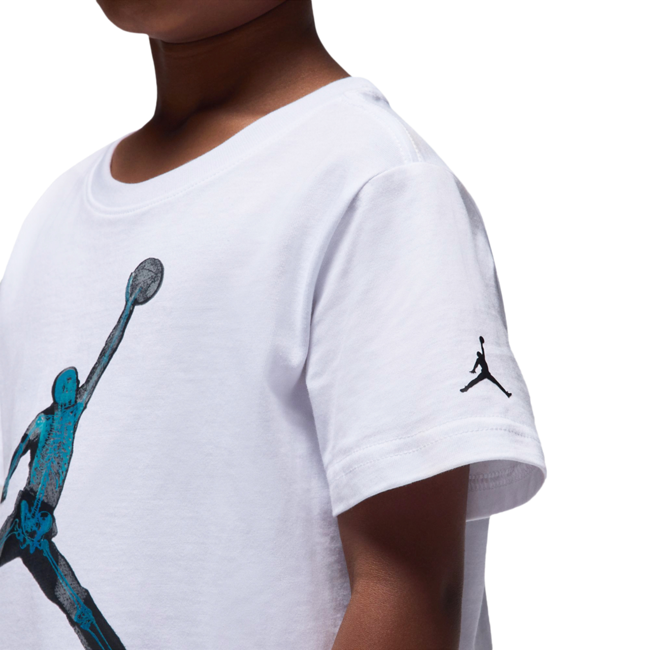 Jordan MJ BRAND Skeleton Jumpman T-Shirt  Image 4 of 7. Tap to open photo gallery.