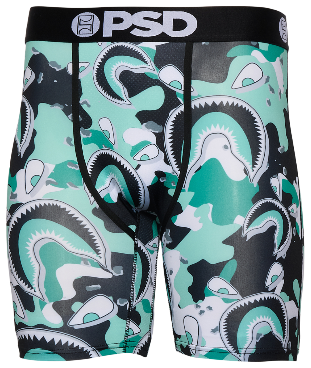 PSD WF Aqua Shark Underwear Image 1 of 4. Tap to open photo gallery.