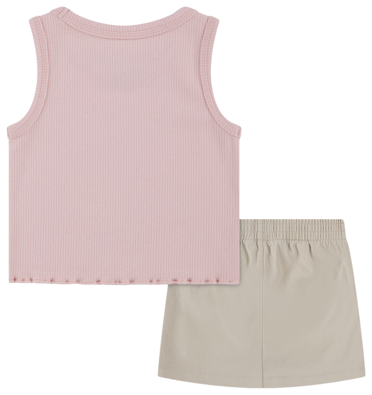 Jordan Ribbed Baby T-Shirt Cargo Skirt Set Image 2 of 5. Tap to open photo gallery.