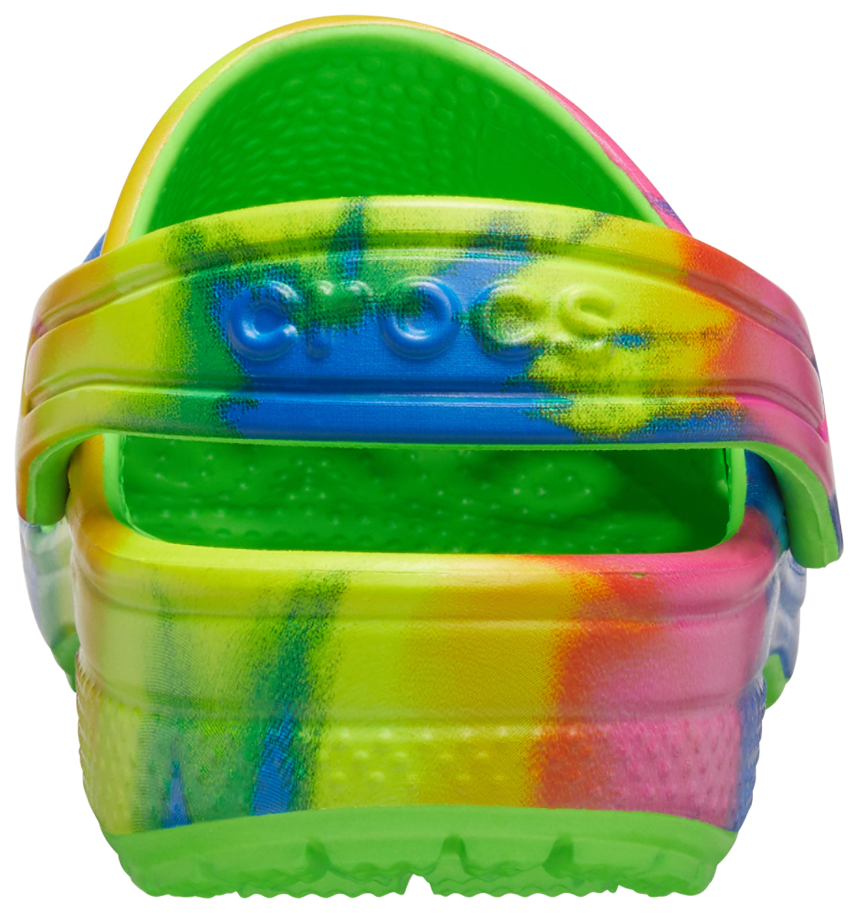 Crocs Classic Tie-Dye Graphic Clog Image 3 of 5. Tap to open photo gallery.