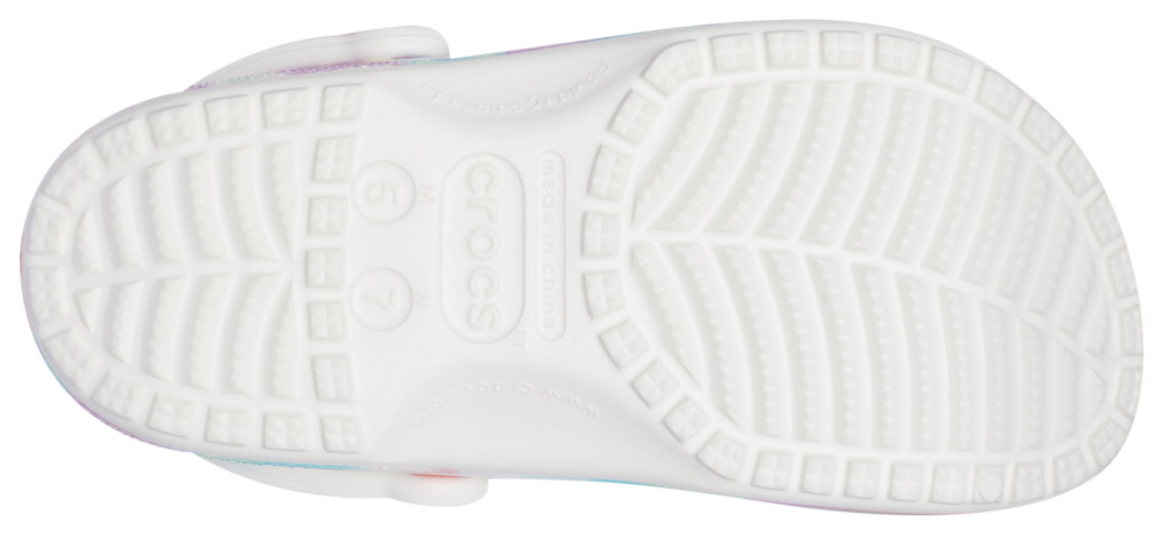 Crocs Classic Tie Dye Graphic Clog Image 3 of 3. Tap to open photo gallery.