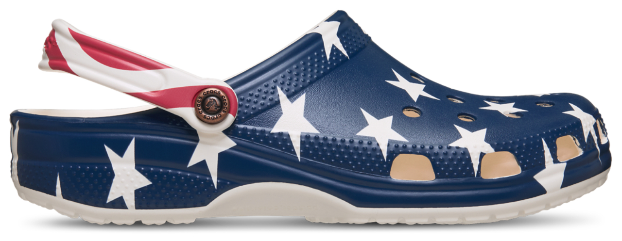 Crocs Classic Clogs Americana Image 1 of 5. Tap to open photo gallery.