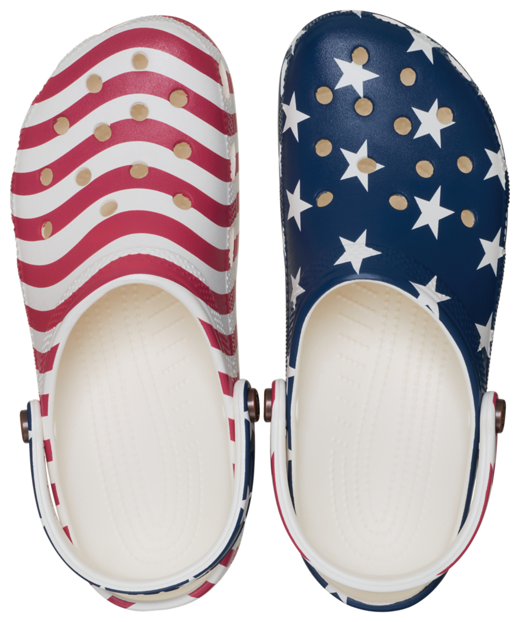 Crocs Classic Clogs Americana Image 4 of 5. Tap to open photo gallery.