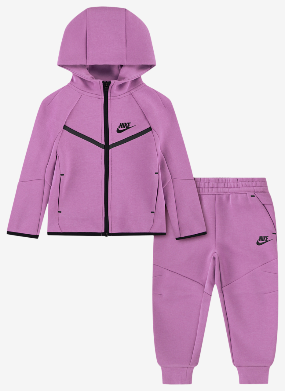 Nike Tech Fleece Full-Zip Set Image 1 of 4. Tap to open photo gallery.