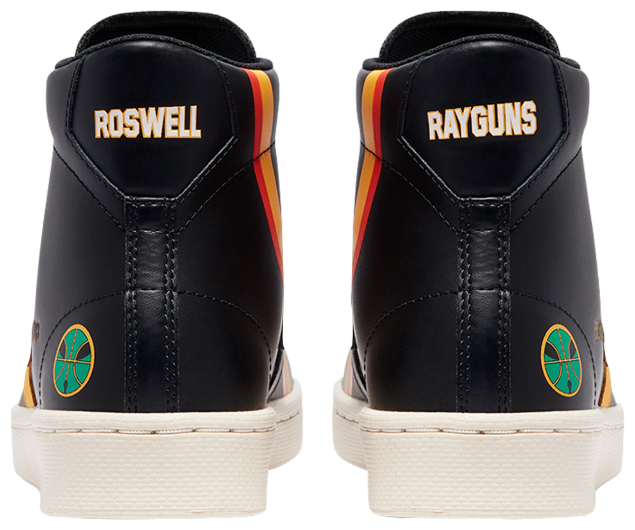 Converse x Roswell Rayguns Pro Leather High Top Image 3 of 5. Tap to open photo gallery.