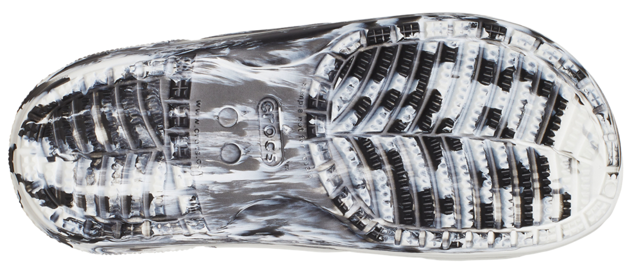 Crocs Classic Marbled Sandals Image 4 of 4. Tap to open photo gallery.