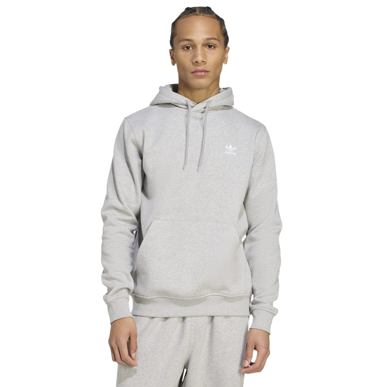 adidas Trefoil Essentials Fleece Hoodie Image 1 of 5. Tap to open photo gallery.