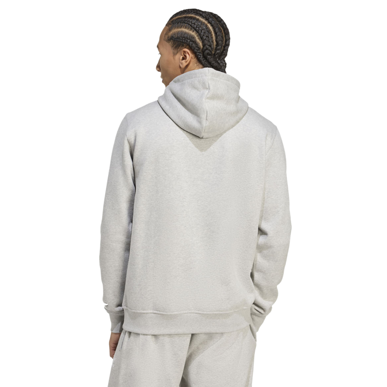 adidas Trefoil Essentials Fleece Hoodie Image 2 of 5. Tap to open photo gallery.