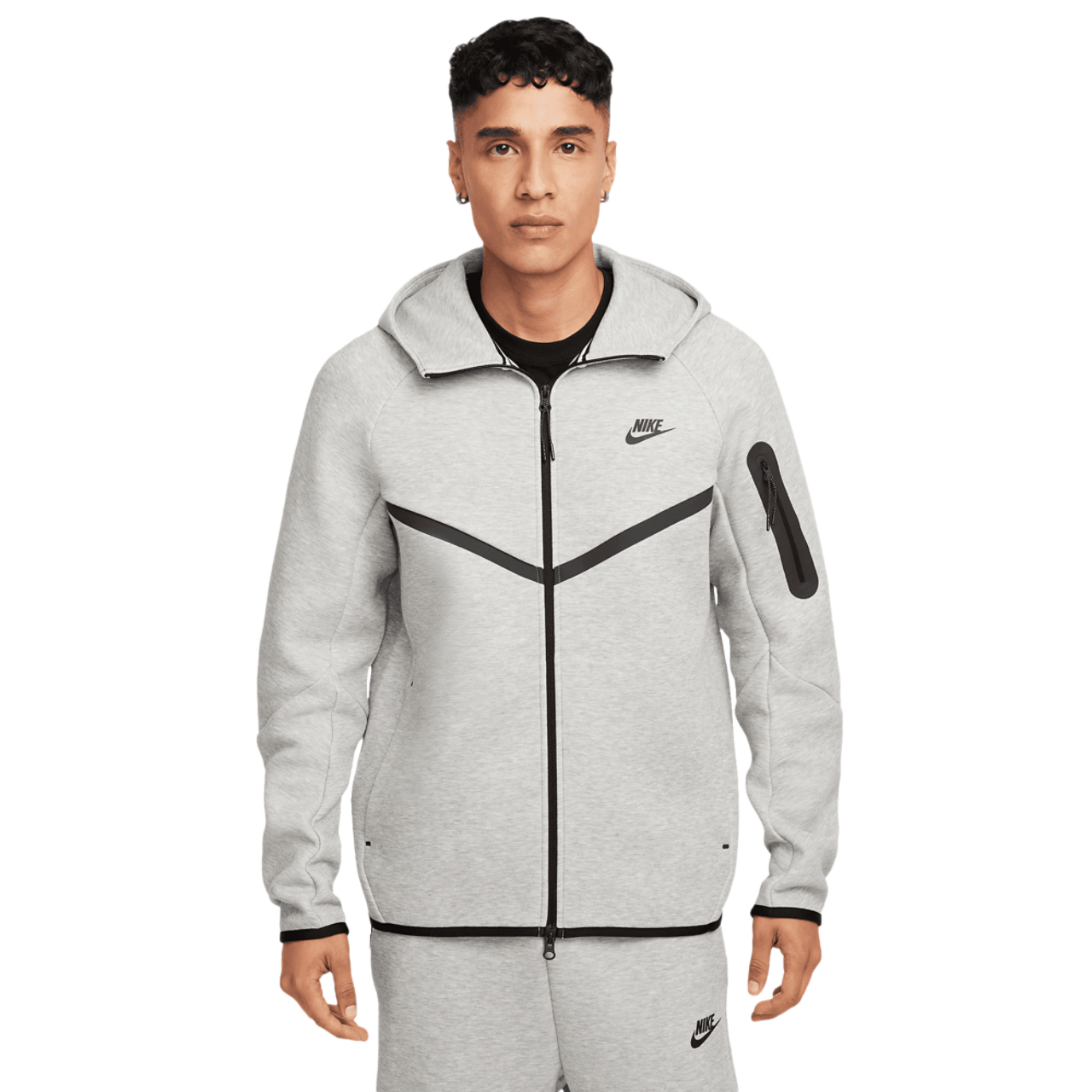 Nike Tech Fleece Full-Zip Windrunner Hoodie Image 1 of 8. Tap to open photo gallery.