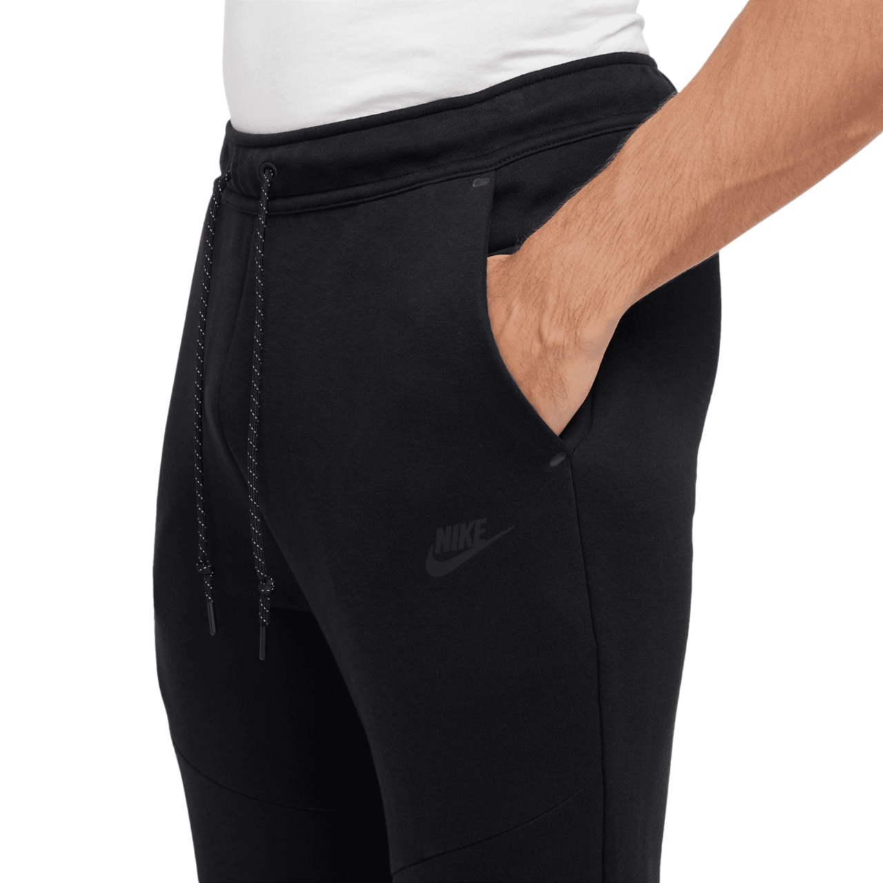 Nike Sportswear Tech Fleece Slim Fit Joggers Image 4 of 7. Tap to open photo gallery.