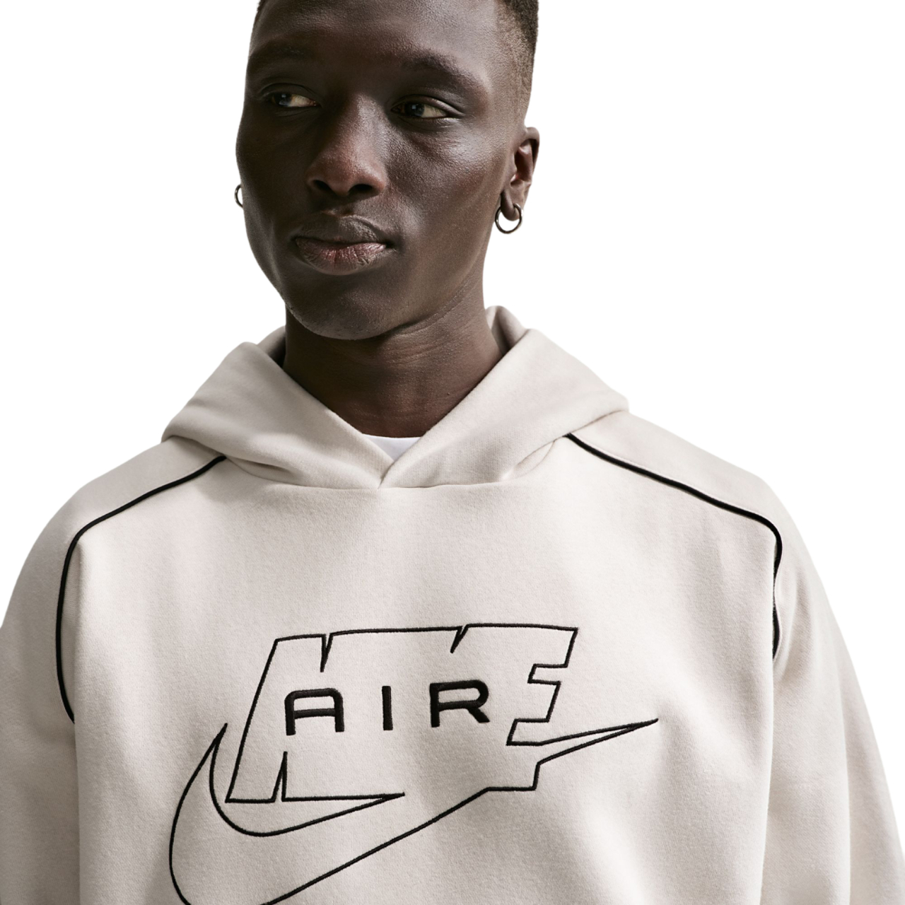 Nike Air Fleece Pullover Hoodie Image 3 of 5. Tap to open photo gallery.