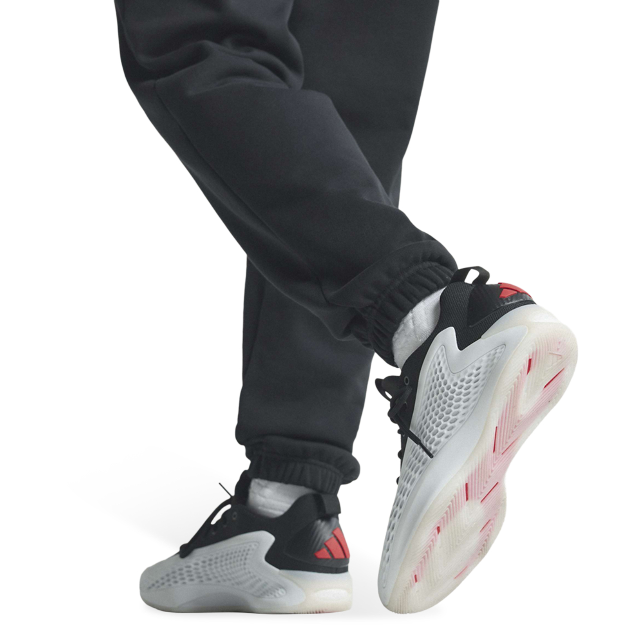 adidas Anthony Edwards Foundation Fleece Pant Image 6 of 9. Tap to open photo gallery.