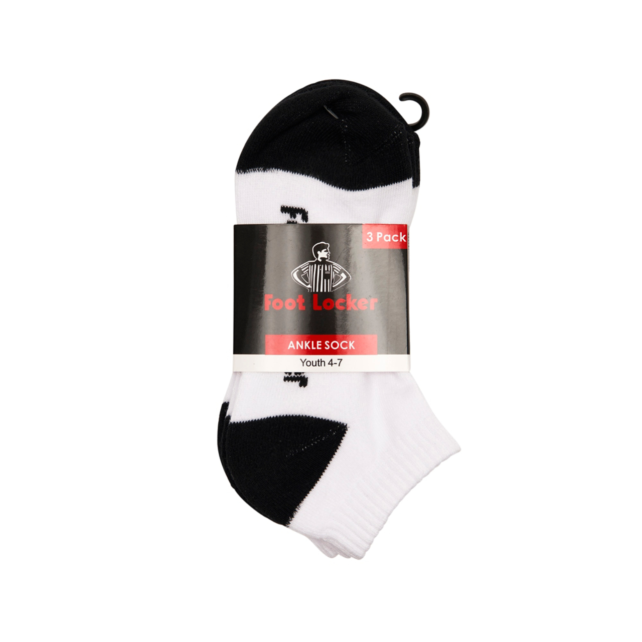 Foot Locker Ankle Socks 3Pk Grade School (13-5) Image 2 of 2. Tap to open photo gallery.
