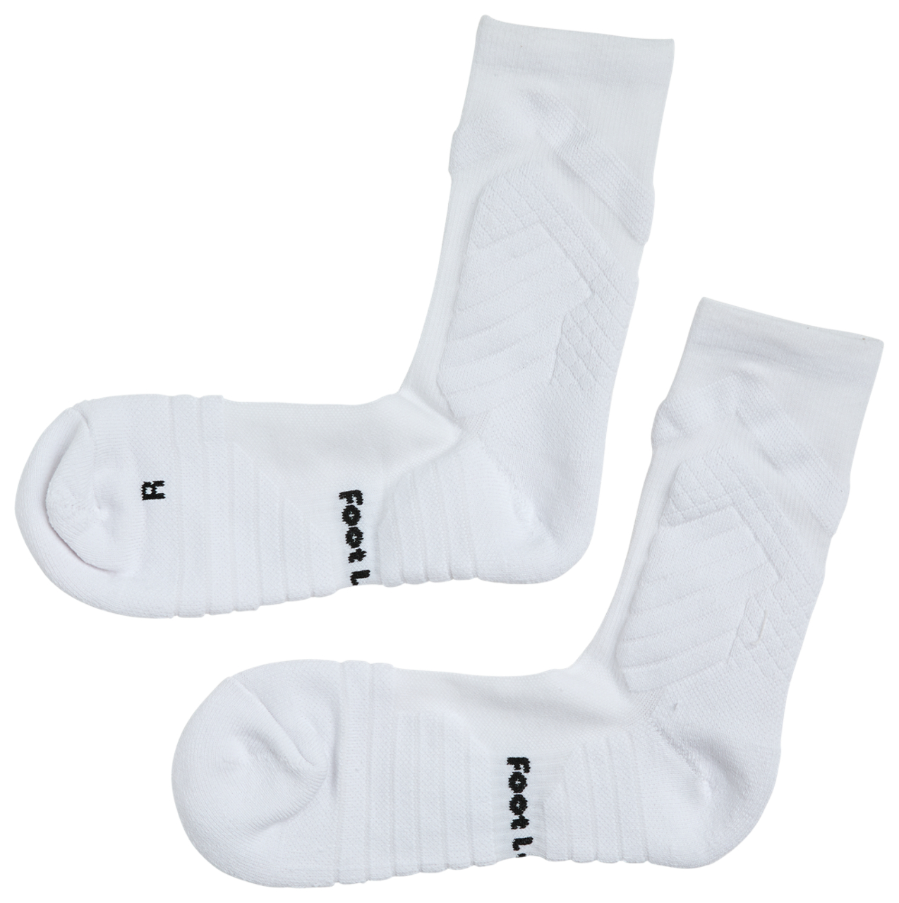 Foot Locker Basketball Crew Socks 2Pk M7-11 Image 2 of 2. Tap to open photo gallery.