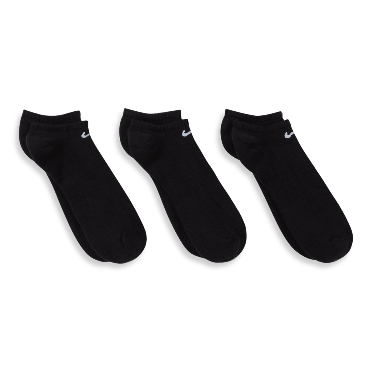 Nike Everyday Cushioned No Show 3 Pack Image 2 of 4. Tap to open photo gallery.