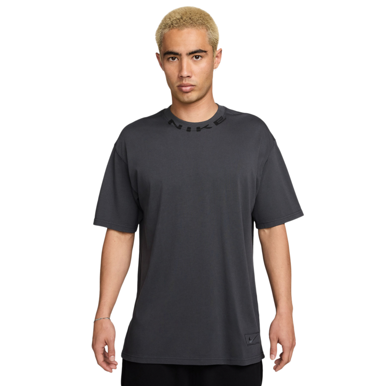 Nike NSW T Shirt OC Collar Print  Image 1 of 3. Tap to open photo gallery.