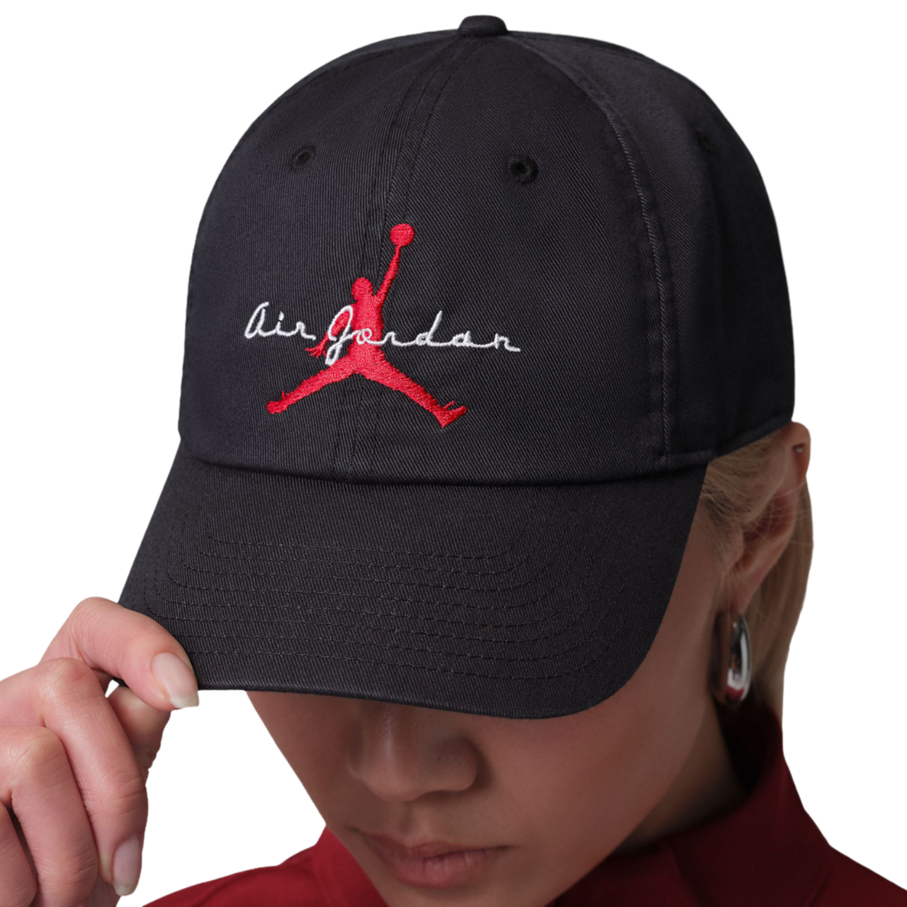 Jordan Clb Cap Us Cs Flt Scrpt Image 1 of 4. Tap to open photo gallery.