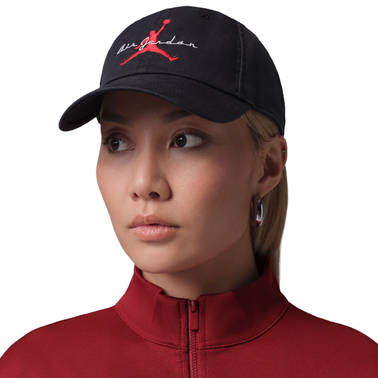 Jordan Clb Cap Us Cs Flt Scrpt Image 4 of 4. Tap to open photo gallery.