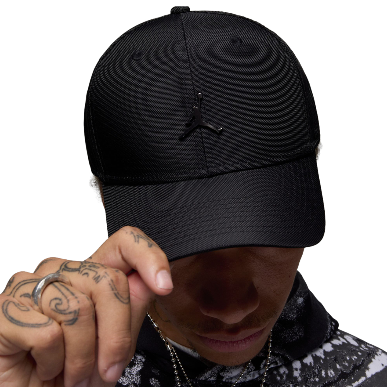 Jordan Rise Cap Unstructured Metallic Jumpman Image 1 of 6. Tap to open photo gallery.