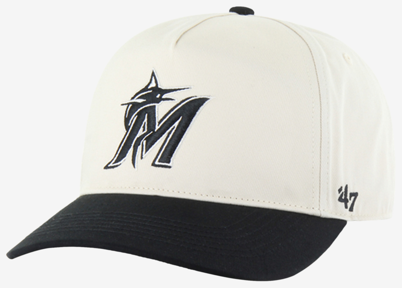 47 Brand Marlins Two Tone Hitch Visor Image 1 of 2. Tap to open photo gallery.