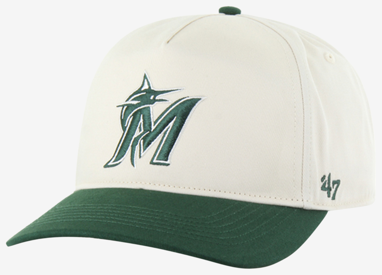 47 Brand Marlins Two Tone Hitch Visor Image 1 of 2. Tap to open photo gallery.