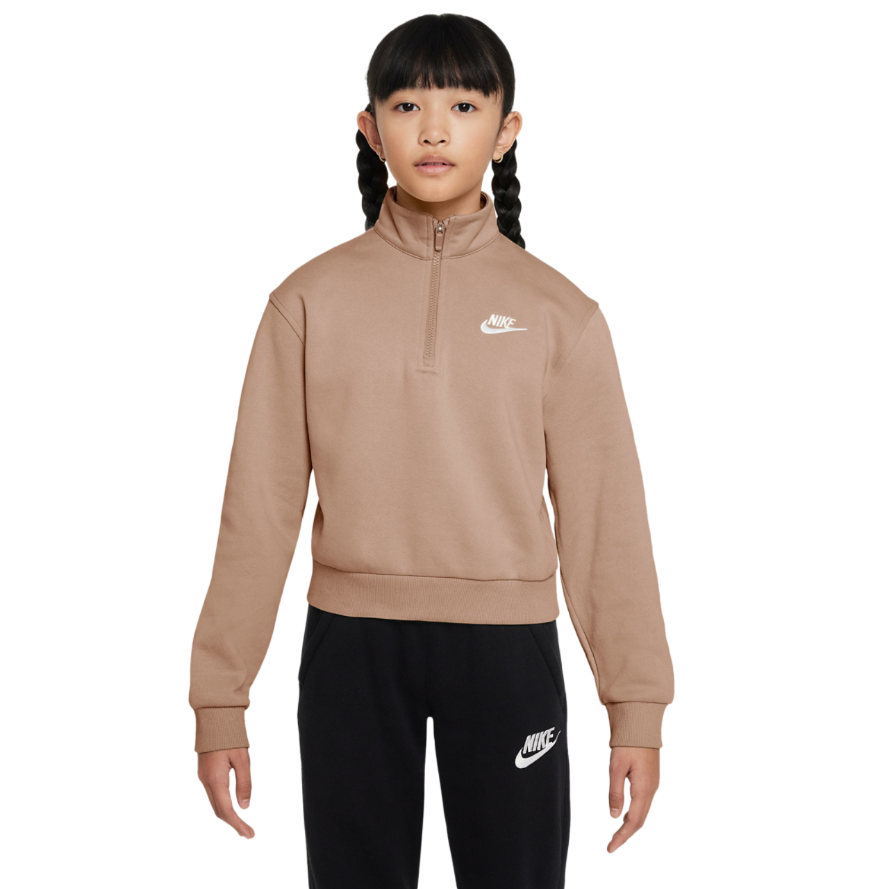 Nike Club Fleece Half-Zip Image 1 of 3. Tap to open photo gallery.