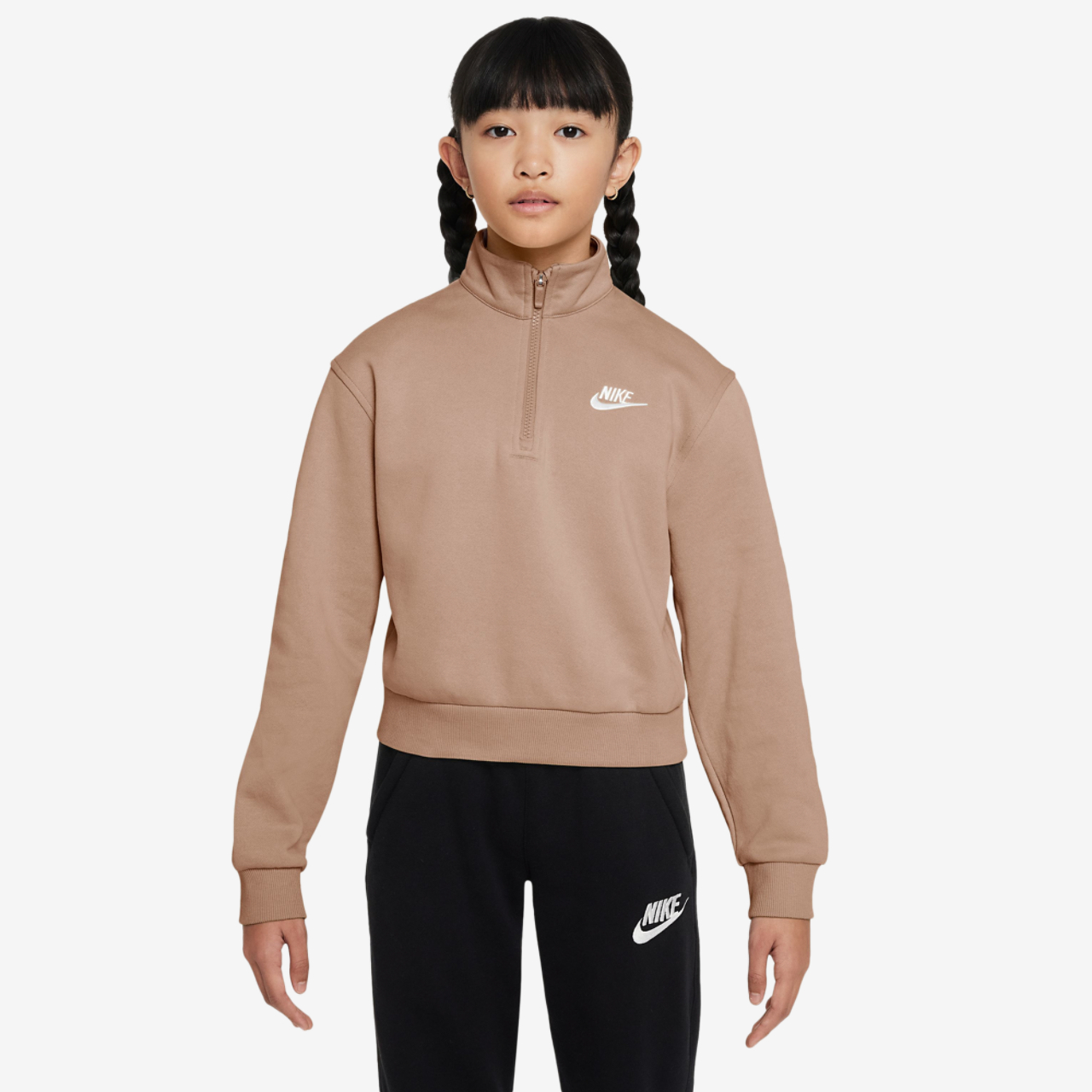 Nike Club Fleece Half-Zip Image 1 of 3. Tap to open photo gallery.