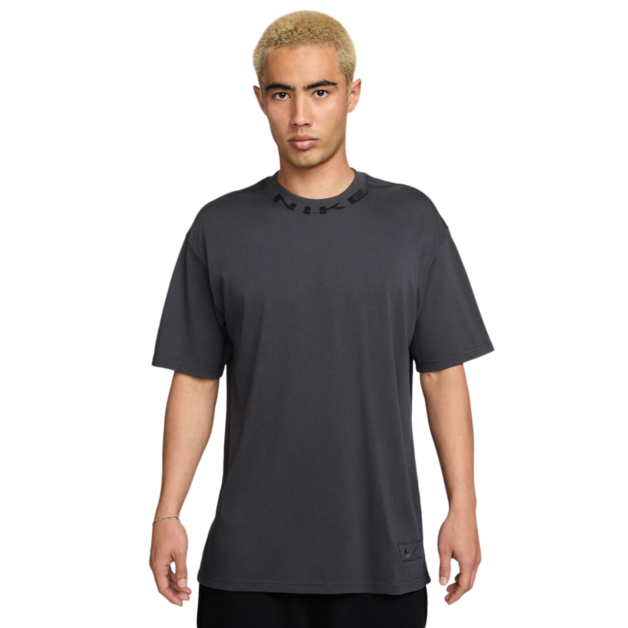 Nike NSW T Shirt OC Collar Print Image 1 of 3. Tap to open photo gallery.