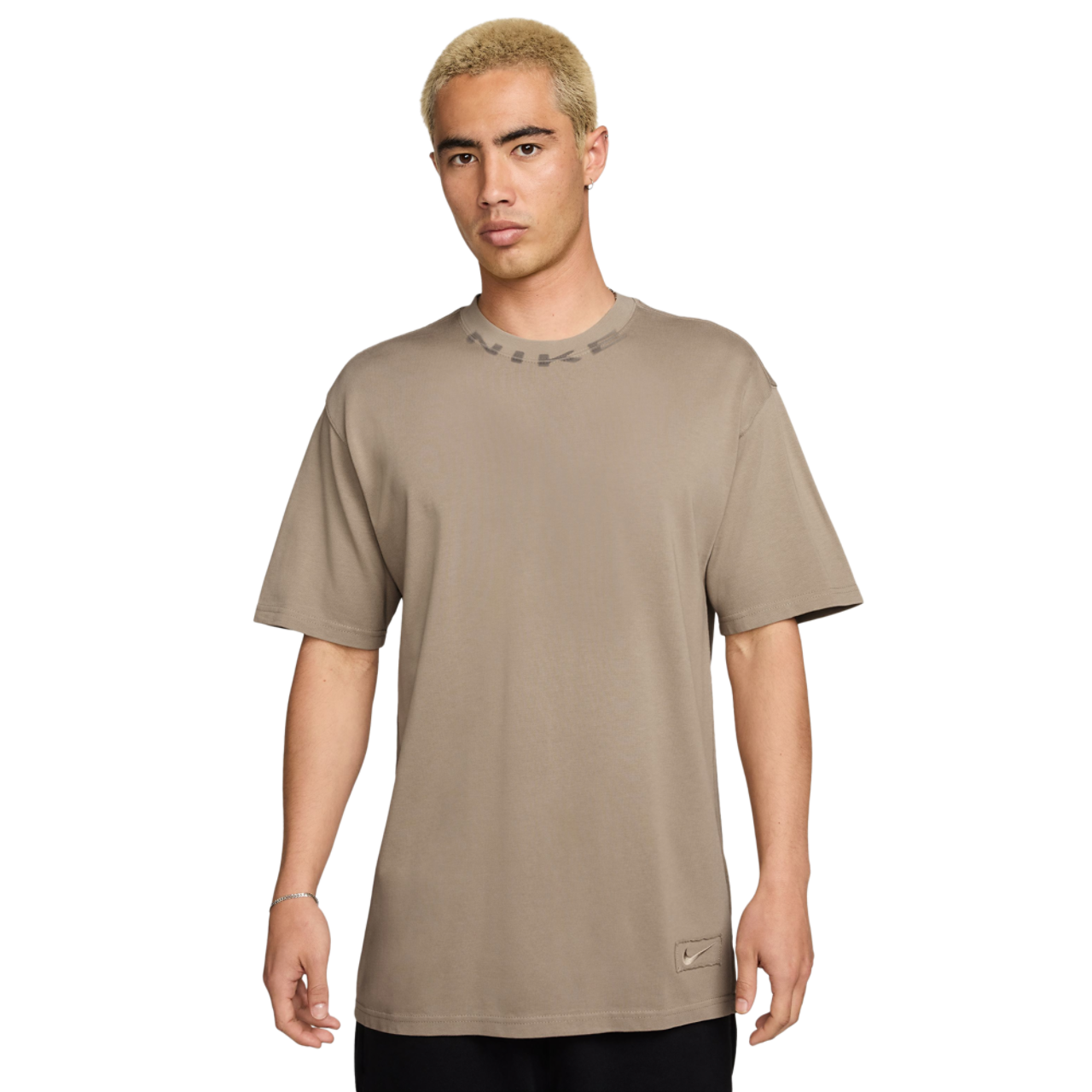 Nike NSW T Shirt OC Collar Print Image 1 of 3. Tap to open photo gallery.