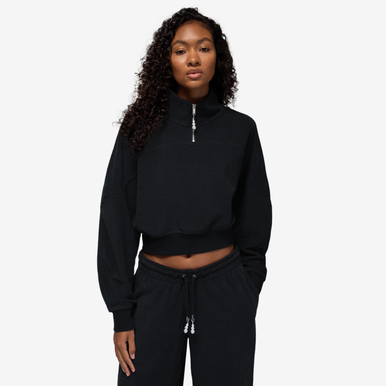Jordan Flight Fleece  Seasonal Quarter-Zip Image 1 of 4. Tap to open photo gallery.
