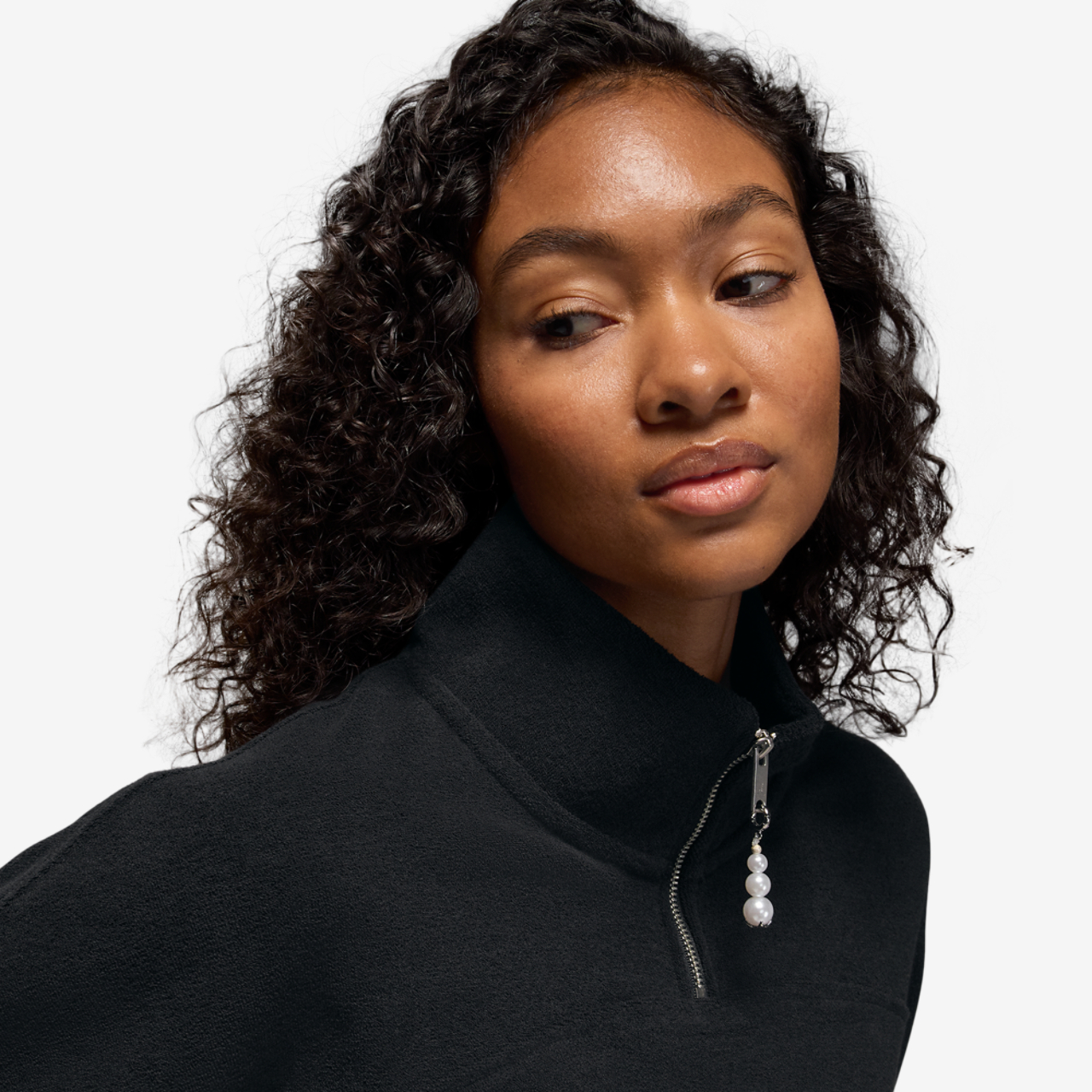 Jordan Flight Fleece  Seasonal Quarter-Zip Image 3 of 4. Tap to open photo gallery.