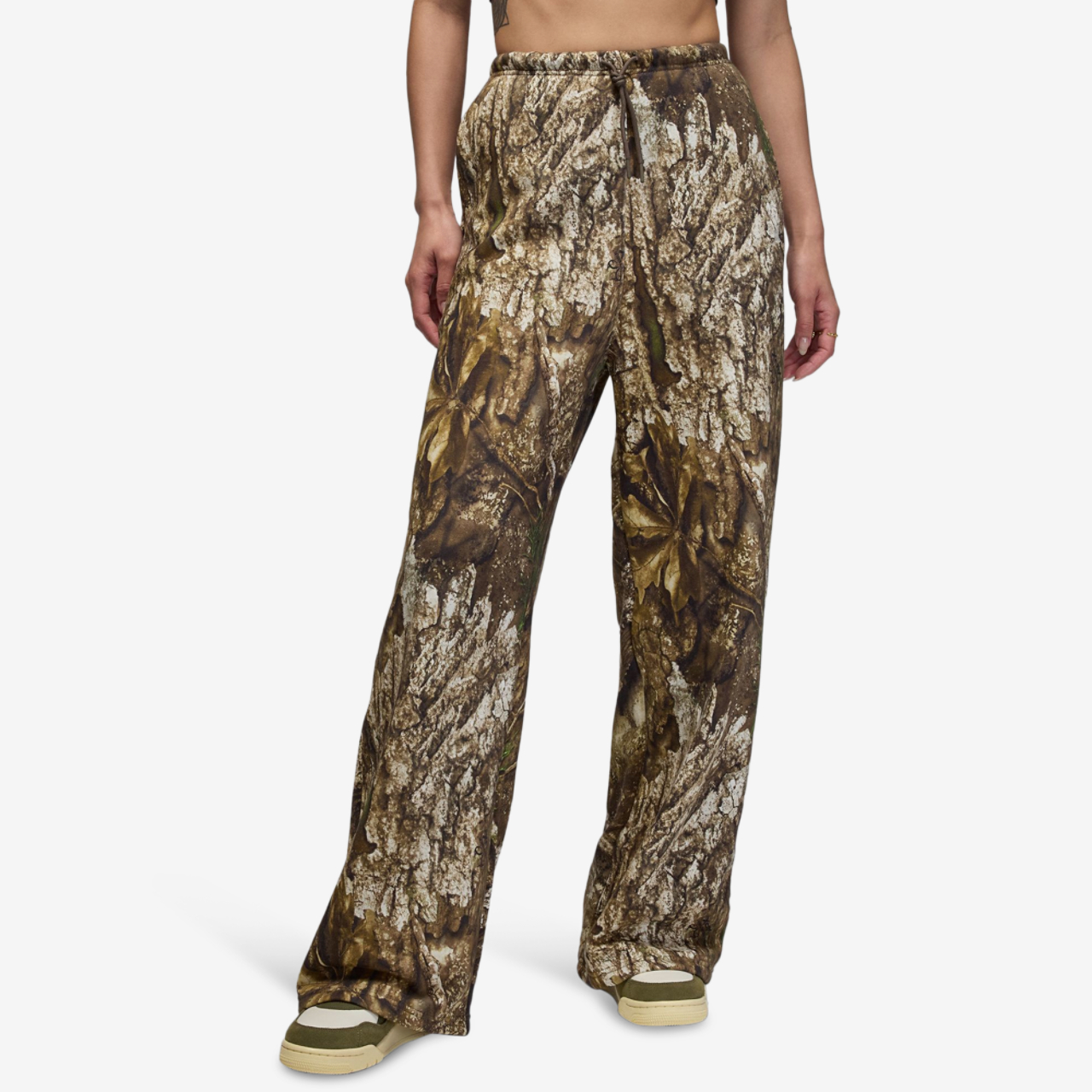 Jordan BRK Fleece Open Hem Pants Image 1 of 2. Tap to open photo gallery.