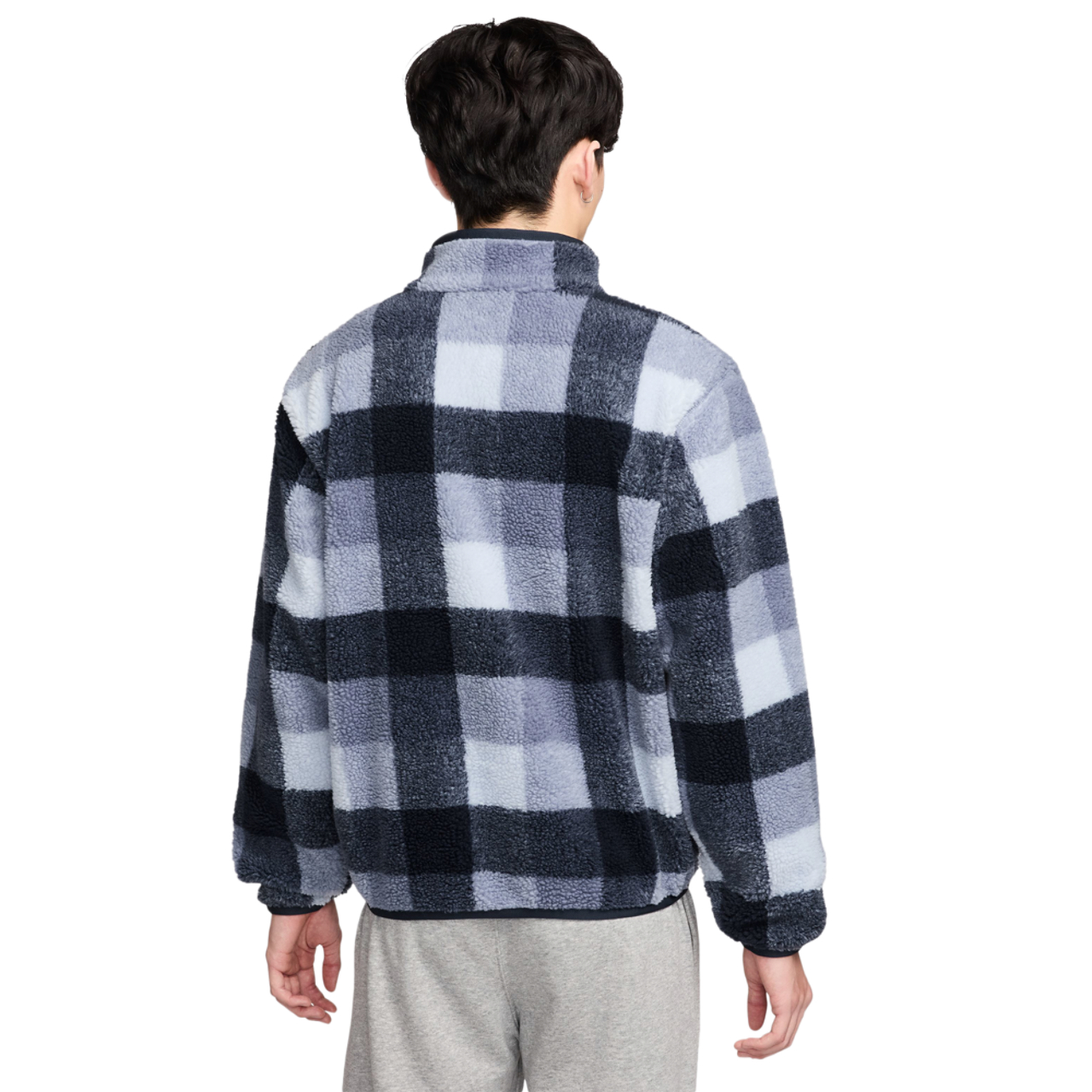 Nike Club Seasonal Winterized All Over Print Half-Zip Image 2 of 3. Tap to open photo gallery.
