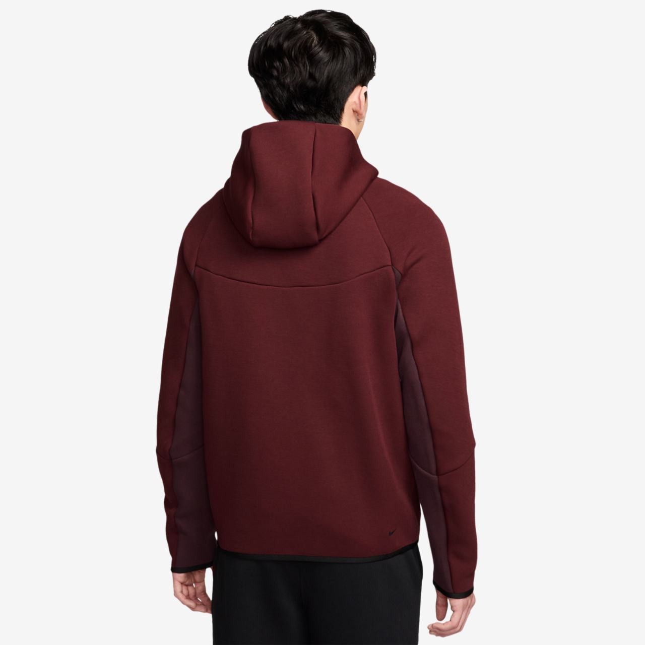 Nike Tech Fleece Full-Zip Windrunner Hoodie Image 2 of 3. Tap to open photo gallery.