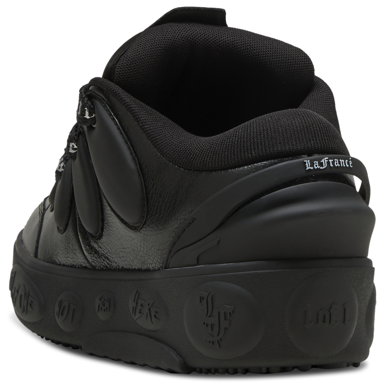 PUMA La Francé Black Chrome Image 3 of 5. Tap to open photo gallery.
