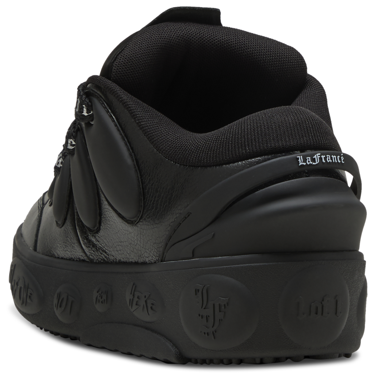 PUMA La Francé Black Chrome Image 3 of 5. Tap to open photo gallery.