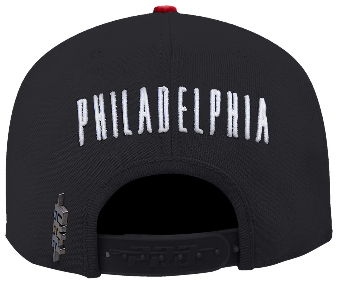 Pro Standard 76ers Half Court Wool Snapback Hat Image 5 of 6. Tap to open photo gallery.