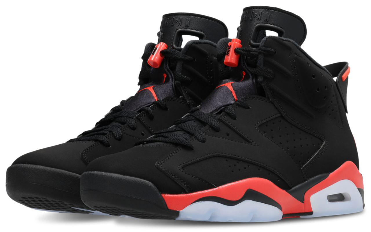 Jordan Retro 6 "Infrared Salesman" Imagen 2 de 8. Toque para abrir la galería de fotos.