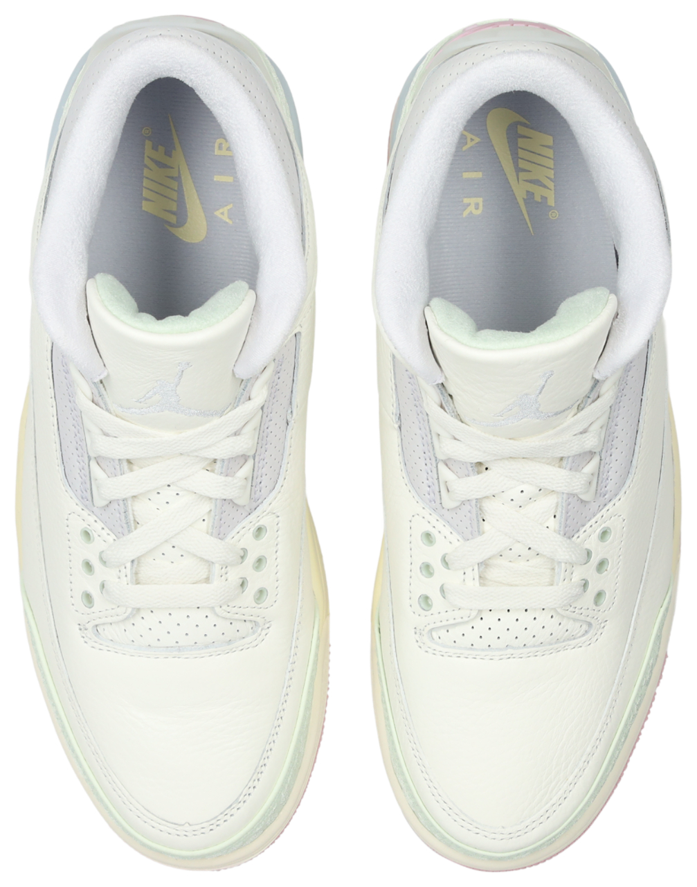 Jordan AJ3 Retro OG "Spring Is In The Air" Afbeelding 5 van 8. Tik om de fotogalerij te openen..