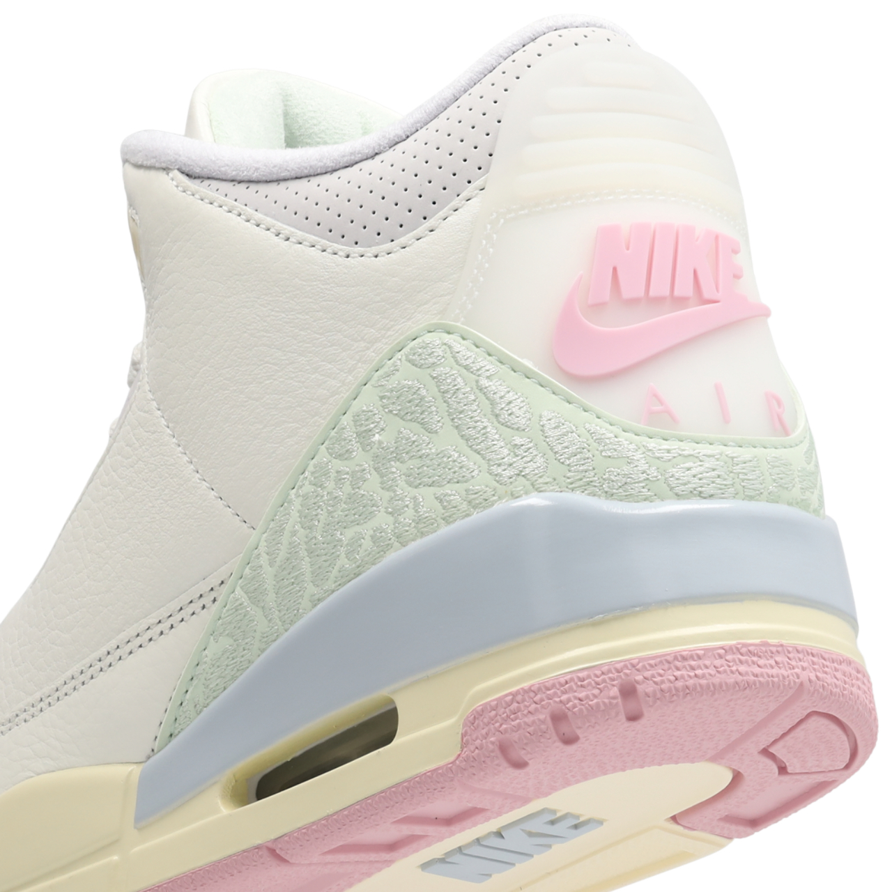 Jordan AJ3 Retro OG "Spring Is In The Air" Afbeelding 7 van 8. Tik om de fotogalerij te openen..
