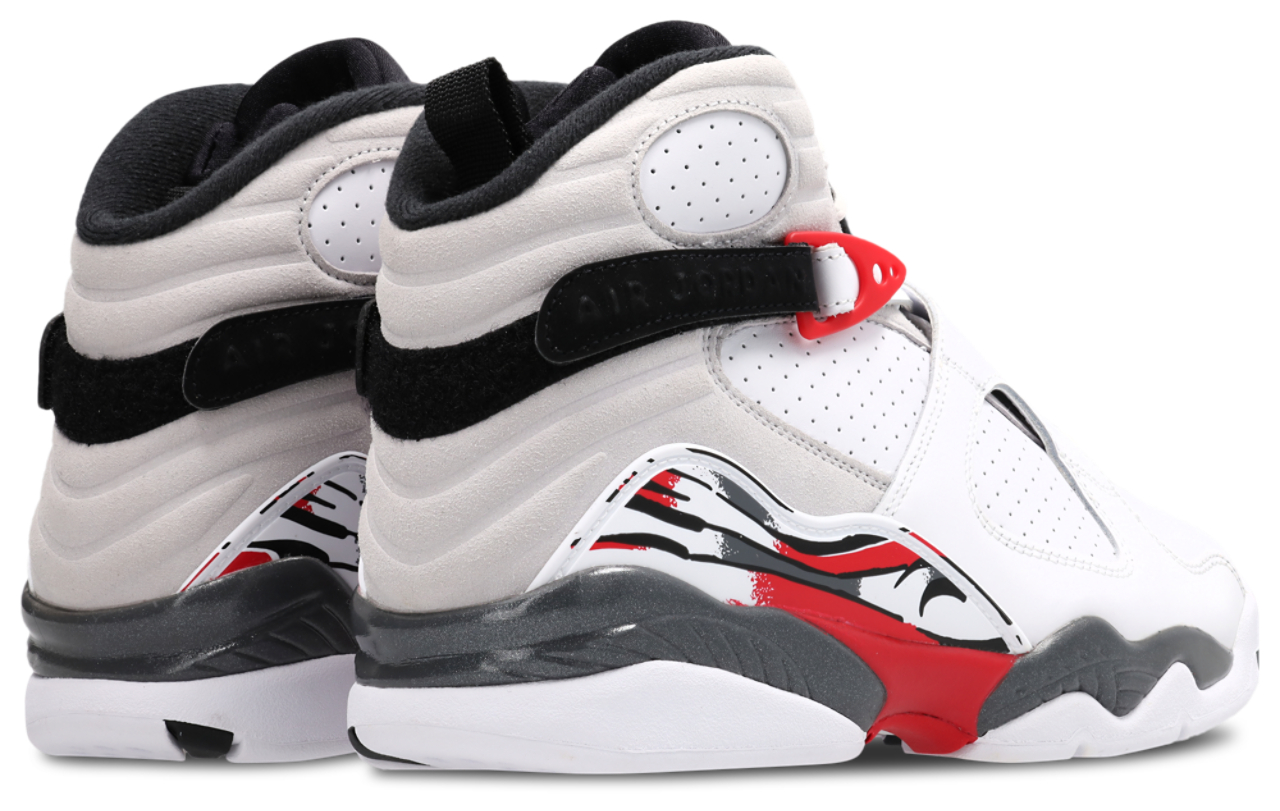 Air Jordan 8 Bugs Bunny tongue and strap detail