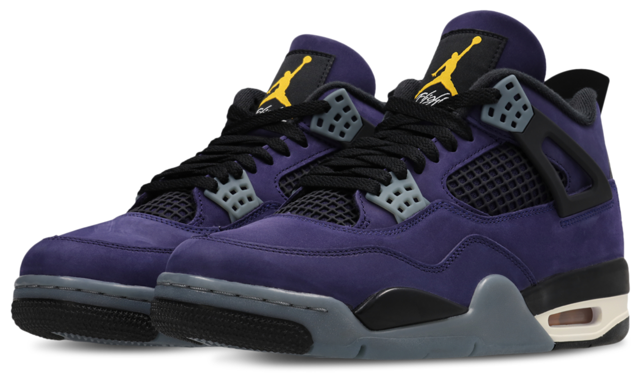 Jordan Retro 4 "Imperial Purple" Image 2 of 7. Tap to open photo gallery.
