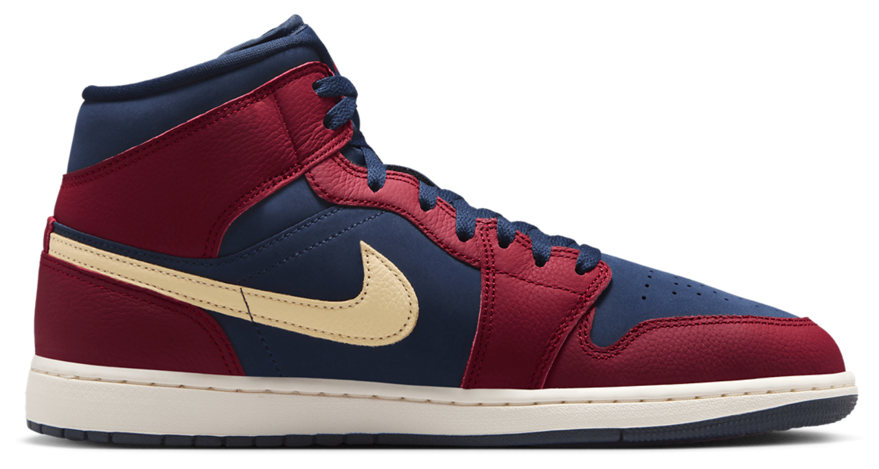Jordan AJ1 Mid Image 1 sur 6. Appuyez pour ouvrir la galerie de photos.