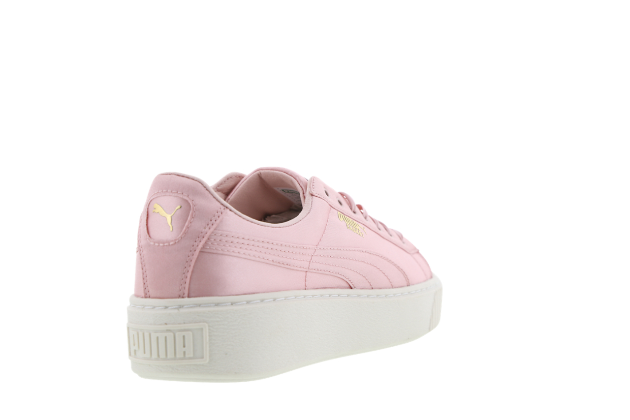 Puma Basket Platform Satin Afbeelding 3 van 4. Tik om de fotogalerij te openen..