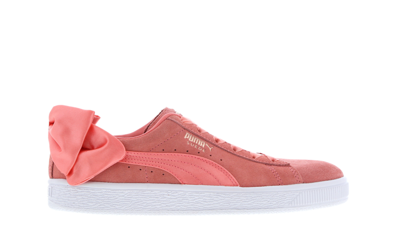 Puma Suede Bow Image 1 of 4. Tap to open photo gallery.