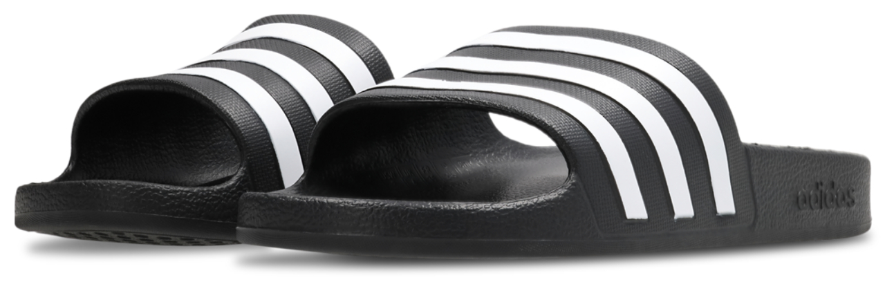 adidas Adilette Aqua Slides Image 3 of 8. Tap to open photo gallery.