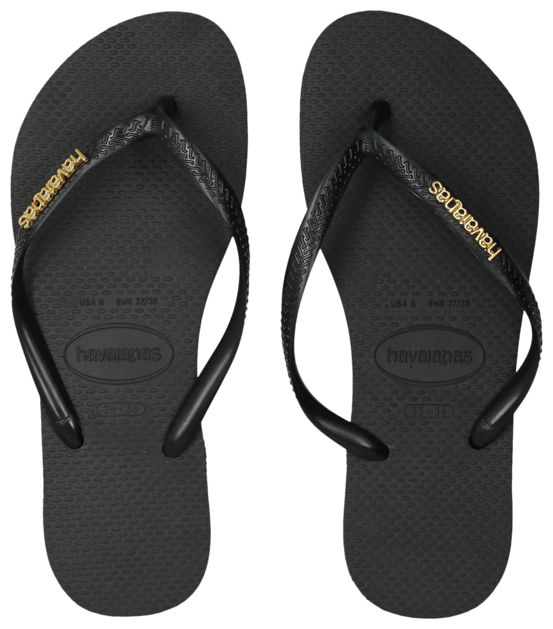 Havaianas Slim Logo Metallic Image 1 of 6. Tap to open photo gallery.