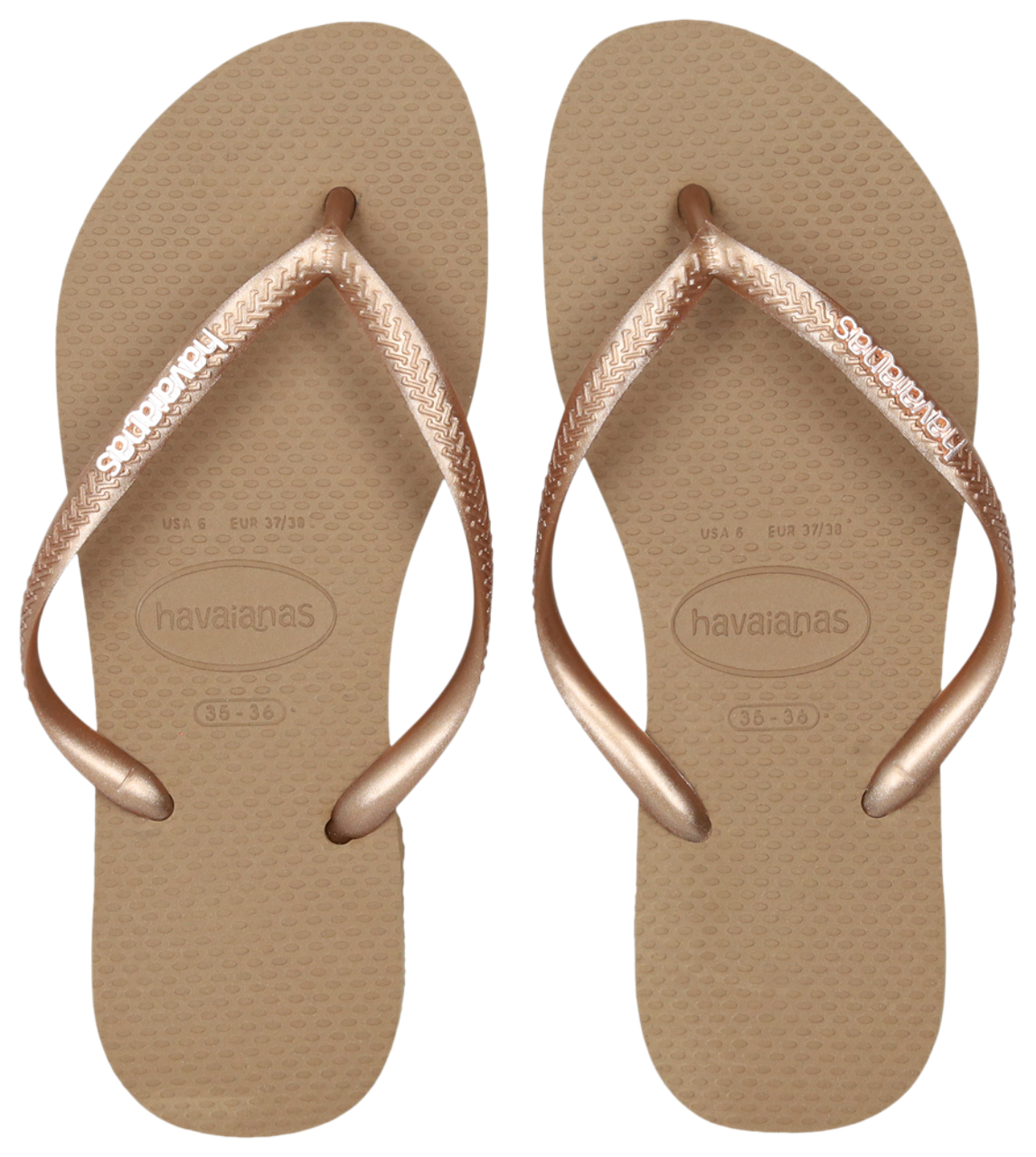 Havaianas Slim Logo Metallic Afbeelding 1 van 6. Tik om de fotogalerij te openen..