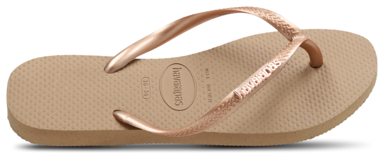 Havaianas Slim Logo Metallic Afbeelding 4 van 6. Tik om de fotogalerij te openen..