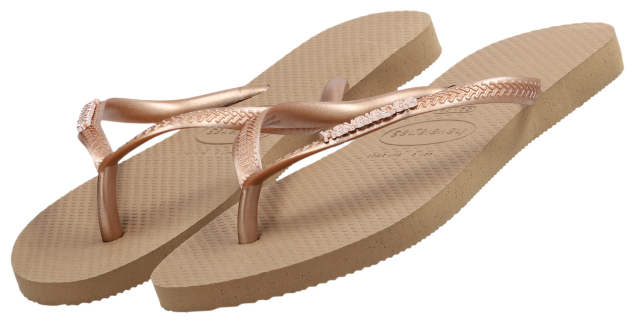 Havaianas Slim Logo Metallic Afbeelding 5 van 6. Tik om de fotogalerij te openen..